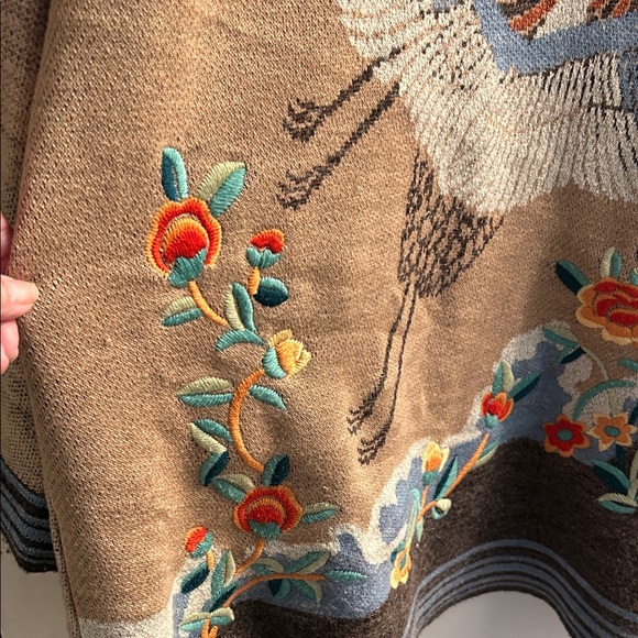 Elegant Tan and Gray Women's Cardigan From Anthropologie - Picture 10 of 16